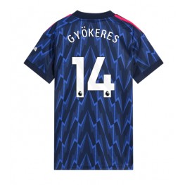 Arsenal Viktor Gyokeres #14 Uit tenue Dames 2025-26 Korte Mouw